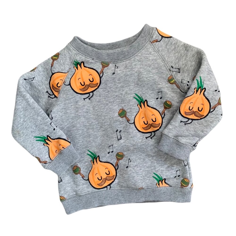 Little Alien Kids Mr. Onion Musician Fleece Sweatshirt 18-24 Months